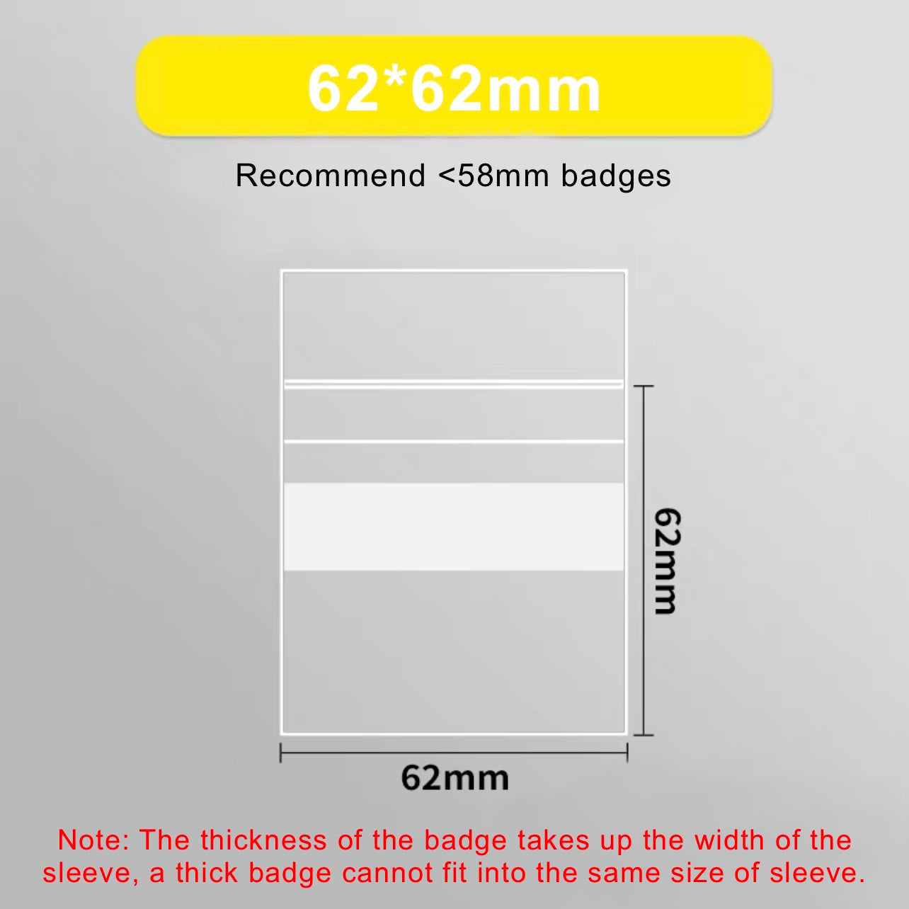 ⭐️Special Discount⭐️ Buy 2 Get 1 Free - Photocard Sleeves Badge/Pin Protective Sleeve