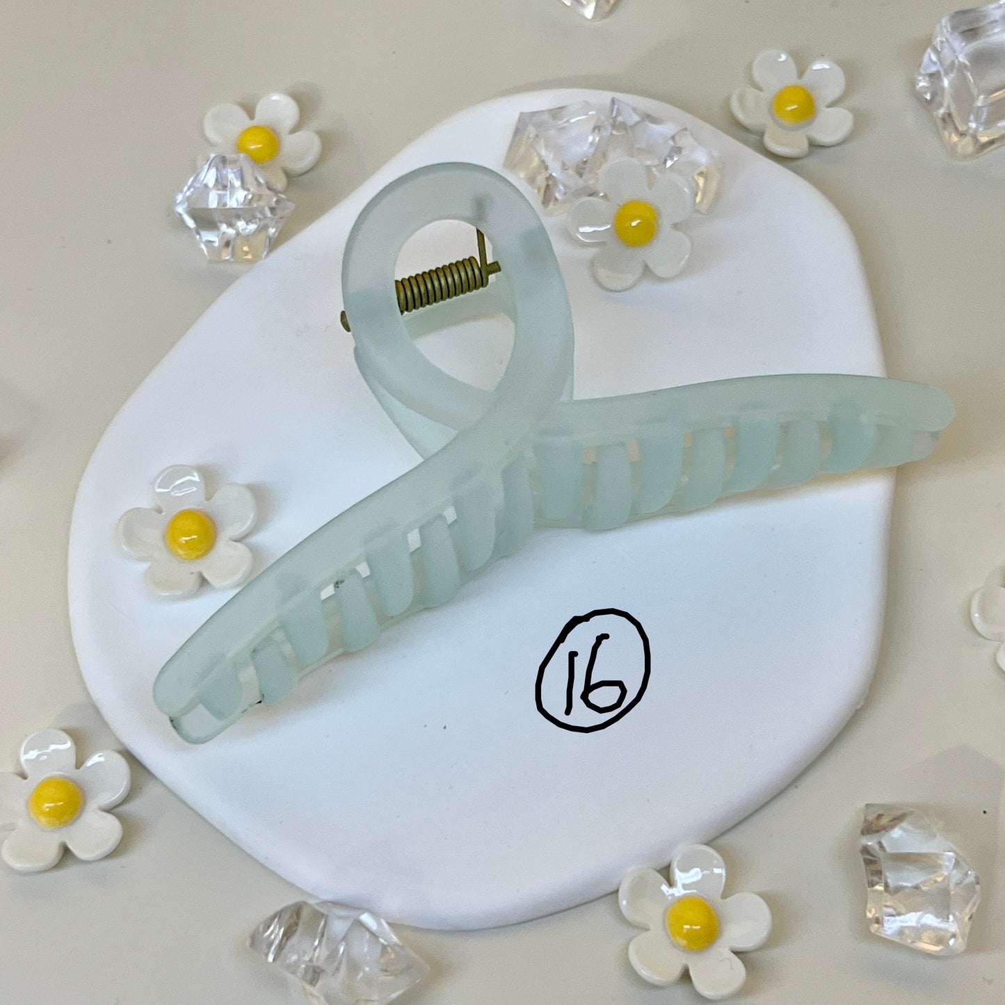 Various Size Rectangular Hair Claw (1 PC)