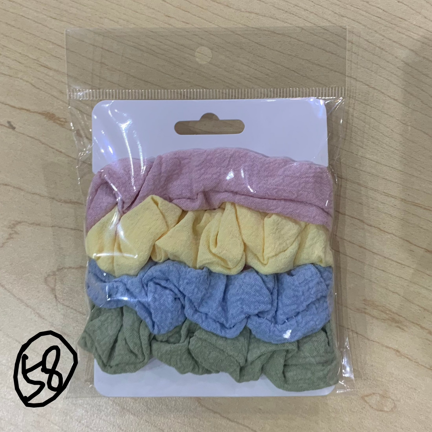Various Simple style Girly Cute Rubber Band Hair Band (4PC/SET)