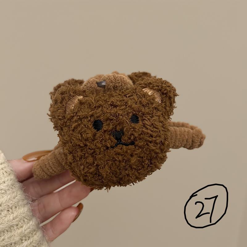 Furry Teddy Bear Hair Claw