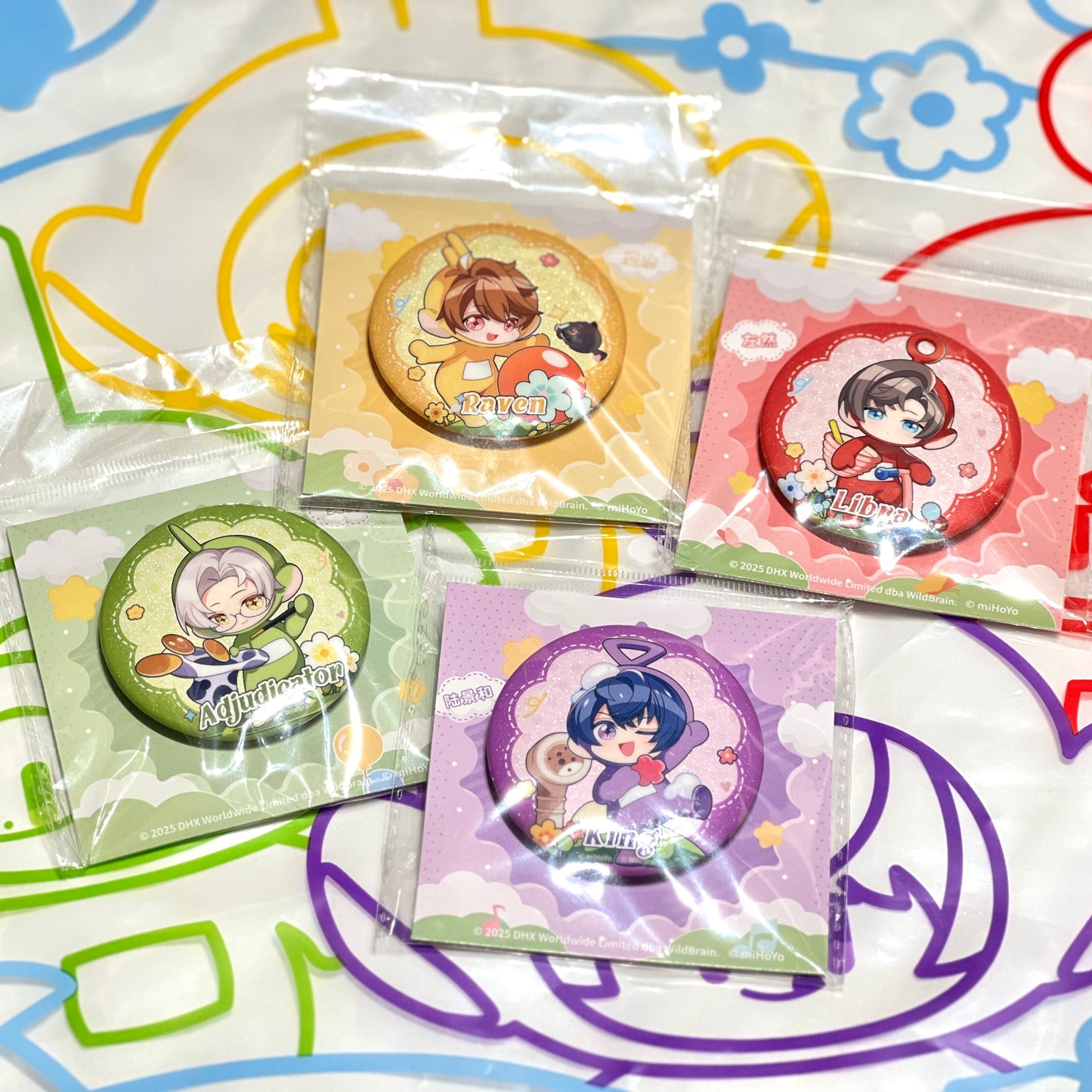 Tears of Themis/未定事件簿 x Teletubbies - Badges/Pins Cartoon ver.