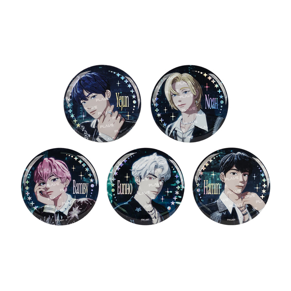 (Pre-order) PLAVE - 2025 Tour Trading Can Badge (All 5 types Random)