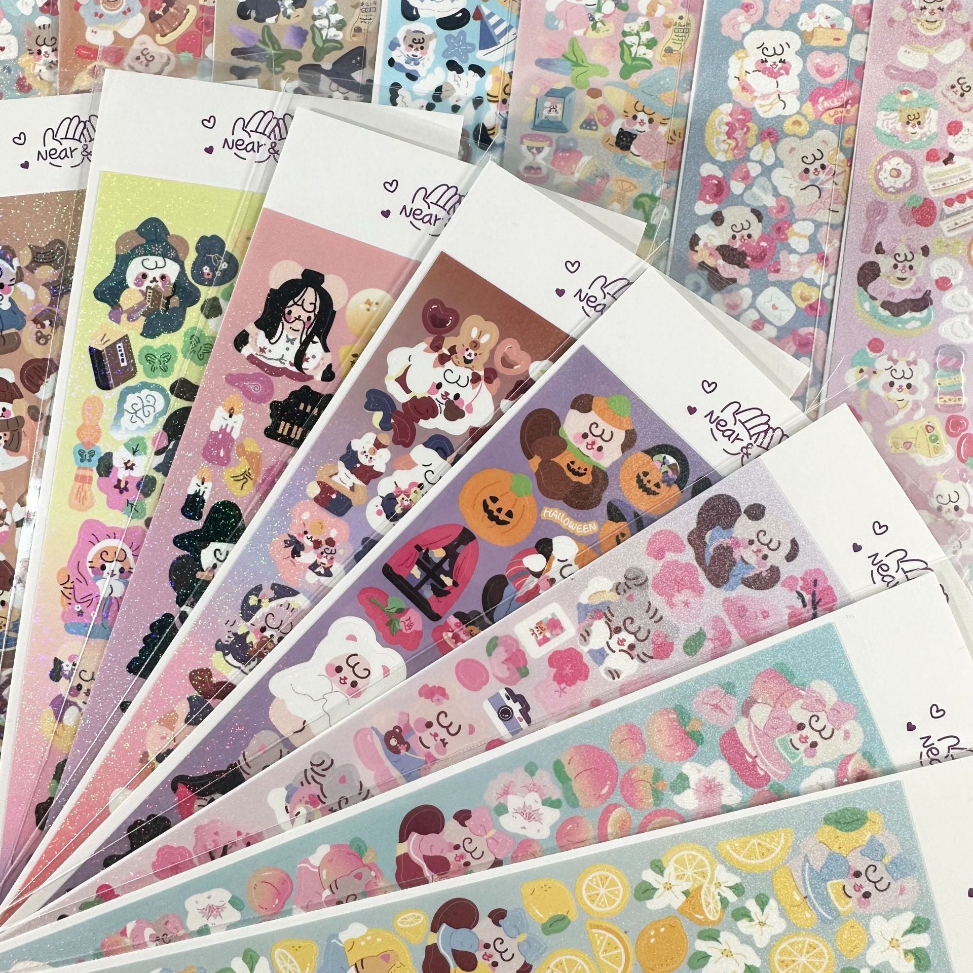 Kpop Toploader Deco Stickers, Kawaii Animal Ribbon Deco Stickers, Photocard  Deco Sticker 