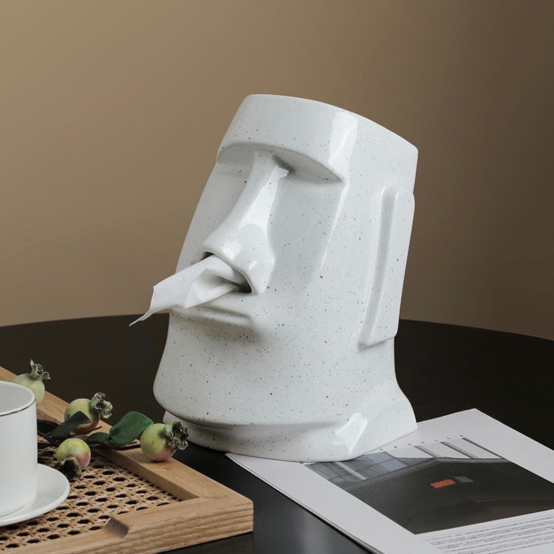 Stone Statue Tissue Paper Drawer Decoration