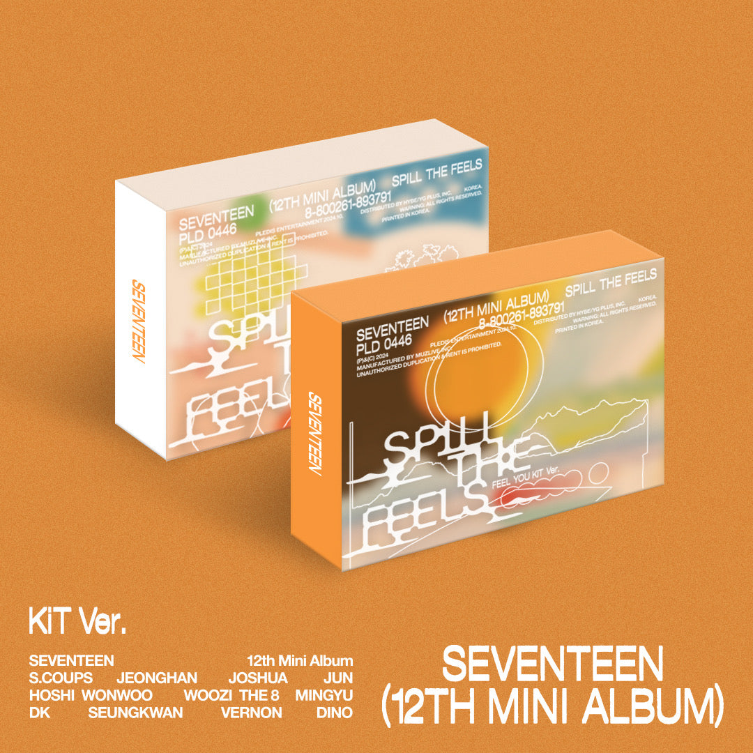 SEVENTEEN - 12th Mini Album [SPILL THE FEELS] (Kit ver.)