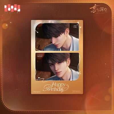 Love and Deepspace/恋与深空 - Caleb 夏以昼 2025 Birthday Merch Complimentary Gift - Postcard