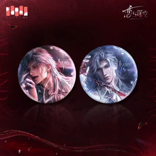 (Pre-order) Love and Deepspace - [Sylus: Silverwing Fiend] 秦彻 - Badge/Pin