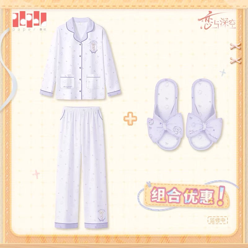 (Pre-order) Love and Deepspace - [Sweet Dream Wonder 甜梦如织系列] - Pajamas&Slippers Set