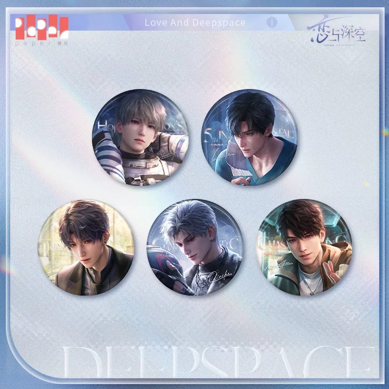 (Pre-order) Love and Deepspace - [Anchored in You 驻心予你系列] - 75mm Badge/Pin
