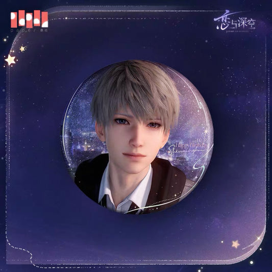 (Pre-order) Love and Deepspace - Xavier 沈星回 2025 Birthday Badge(2)