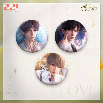 Love and Deepspace - [Lingering Gaze] Series - Badges (All 3 Types)