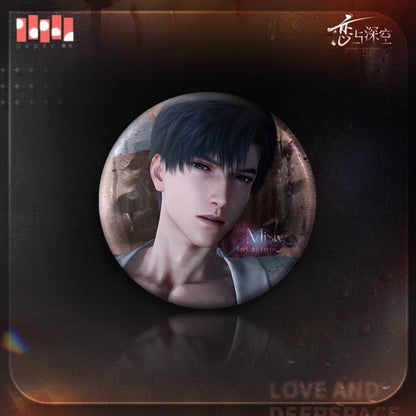 Love and Deepspace - [Misty Invasion] Series - Badge/Pin (75mm) (All 4 Types)