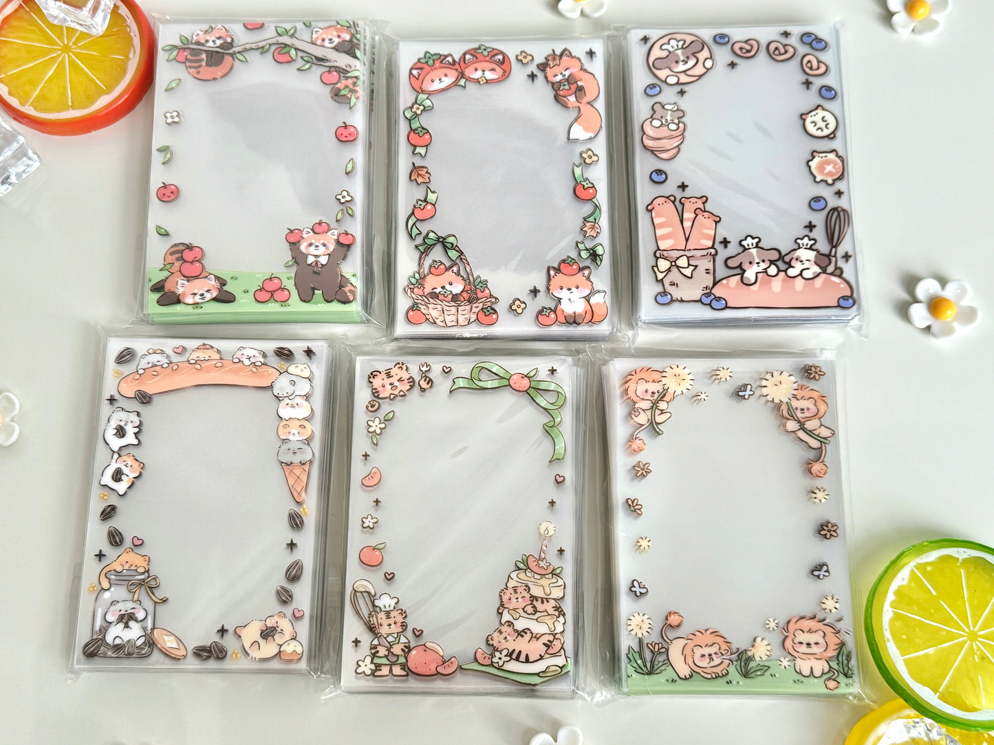 Decorative 61mm x 91mm Photo Card Sleeves (30PCS)