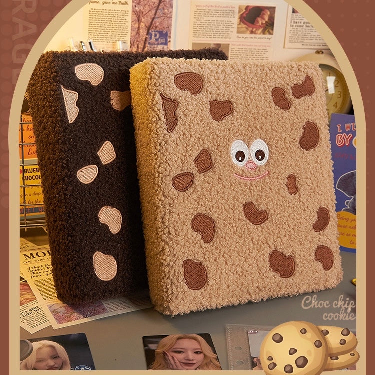 Chocolate Cookie A5 Loose-leaf 4-Grid Photo Album Binder - Furry