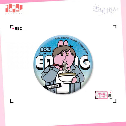 EVOLxLOVE/恋与制作人 x MY FRIEND RABBIT - Badgs (15 Types)