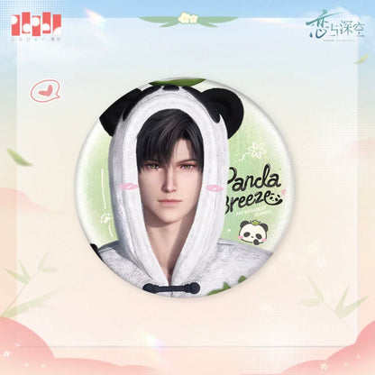 (Pre-order) Love and Deepspace - [Panda Breeze 竹林浅语系列] - 75mm Badge/Pin