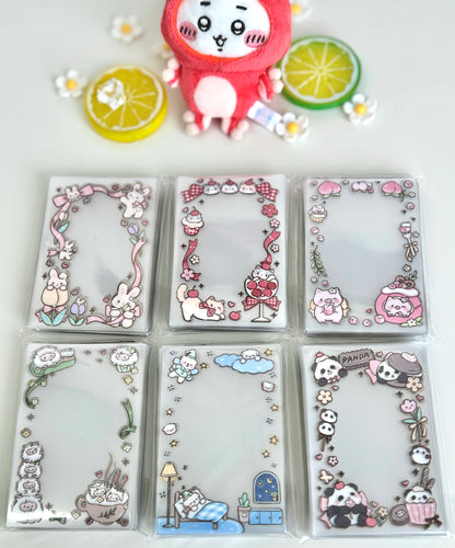 Decorative 61mm x 91mm Photo Card Sleeves (30PCS)