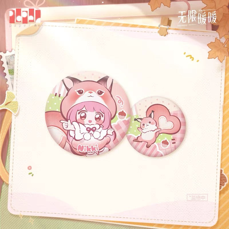 (Pre-order) INFINITY NIKKI/无限暖暖 - [Tales of Tails 茸尾物语] - Mini Badge/Pin Set