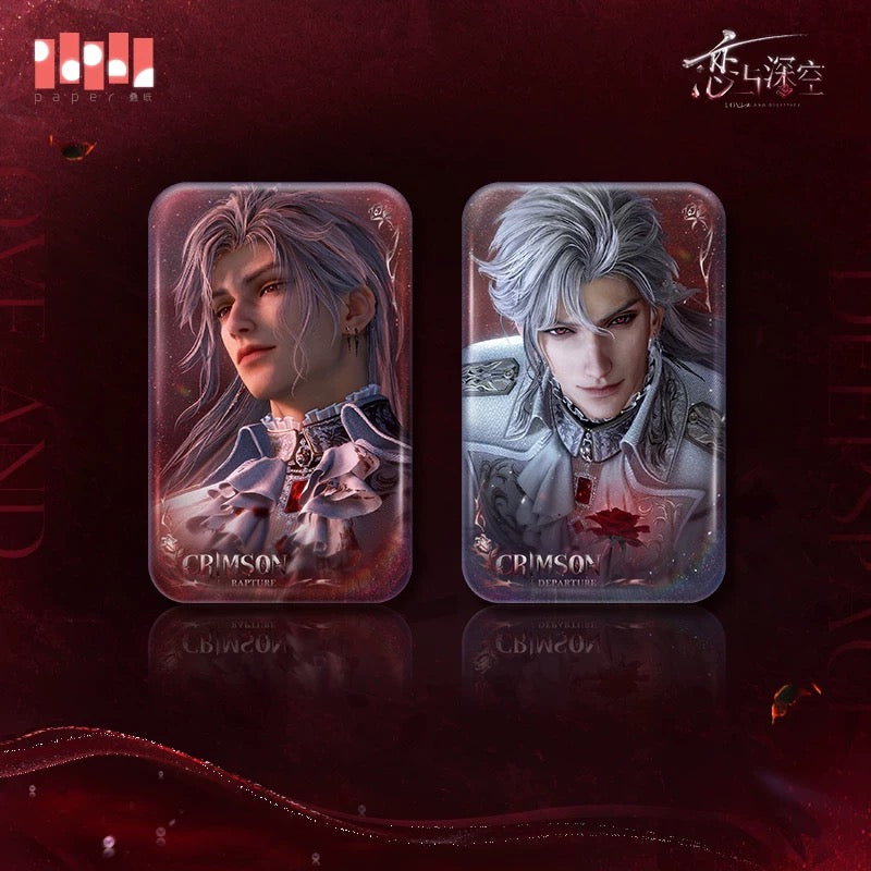 (Pre-order) Love and Deepspace - [Sylus: Silverwing Fiend] 秦彻 - Rectangular Badge/Pin