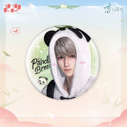 (Pre-order) Love and Deepspace - [Panda Breeze 竹林浅语系列] - 75mm Badge/Pin