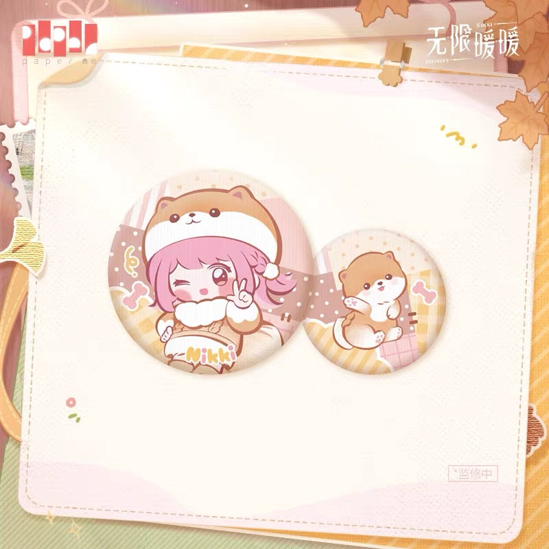 (Pre-order) INFINITY NIKKI/无限暖暖 - [Tales of Tails 茸尾物语] - Mini Badge/Pin Set