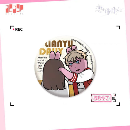 EVOLxLOVE/恋与制作人 x MY FRIEND RABBIT - Badgs (15 Types)