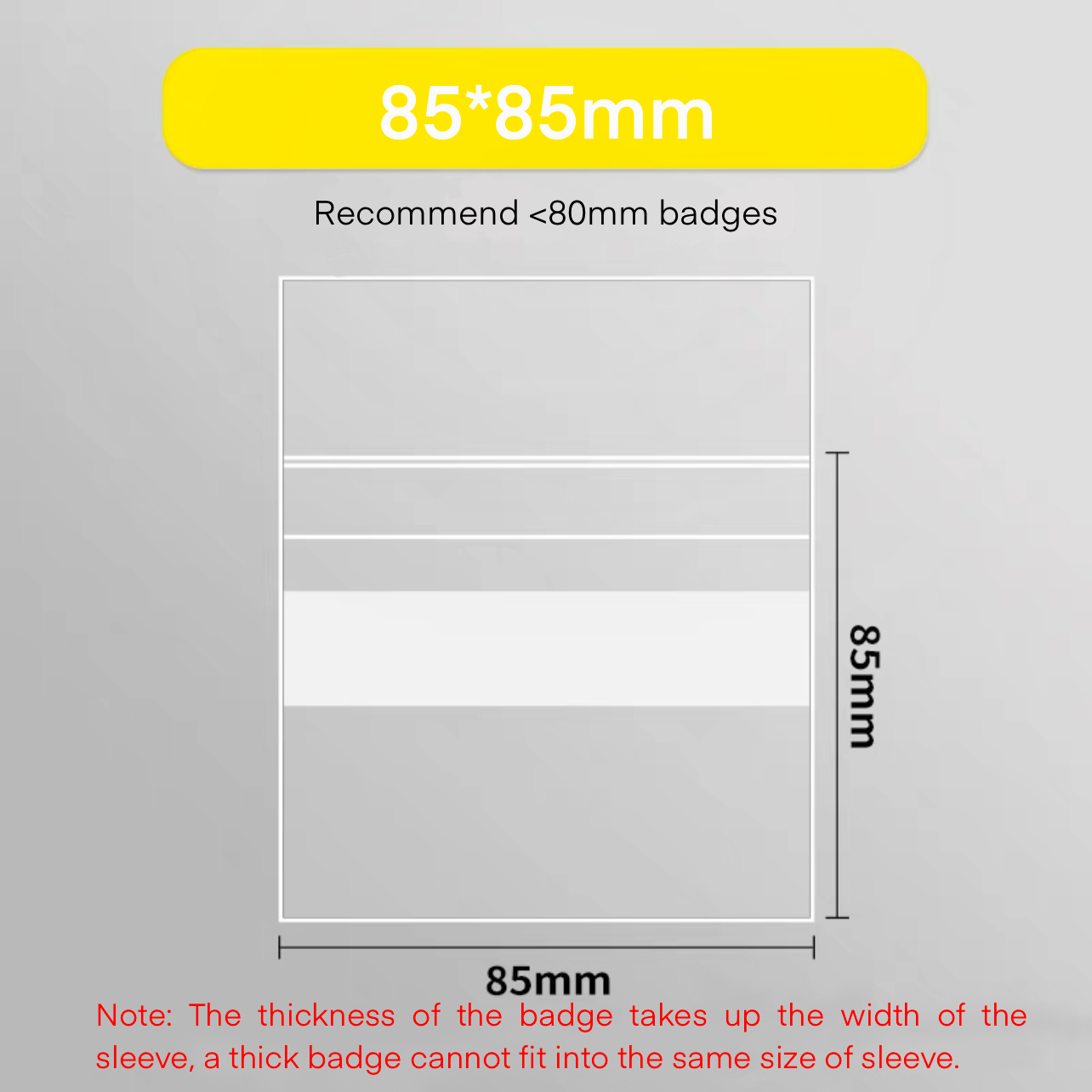 Buy 2 Get 1 Free Photocard Sleeves Badges Protective Sleeves (50 Sleeves/Pack)