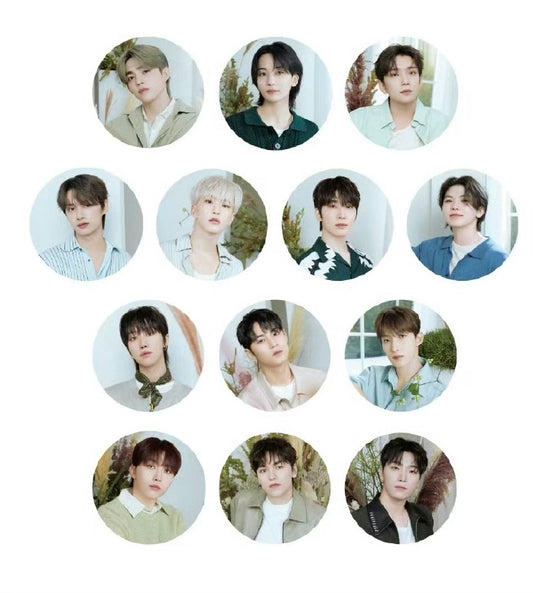 (Pre-order) SEVENTEEN - 2025 Seventeen Cafe in China - Badge/Pin ver.1 (All 13 Types Random)