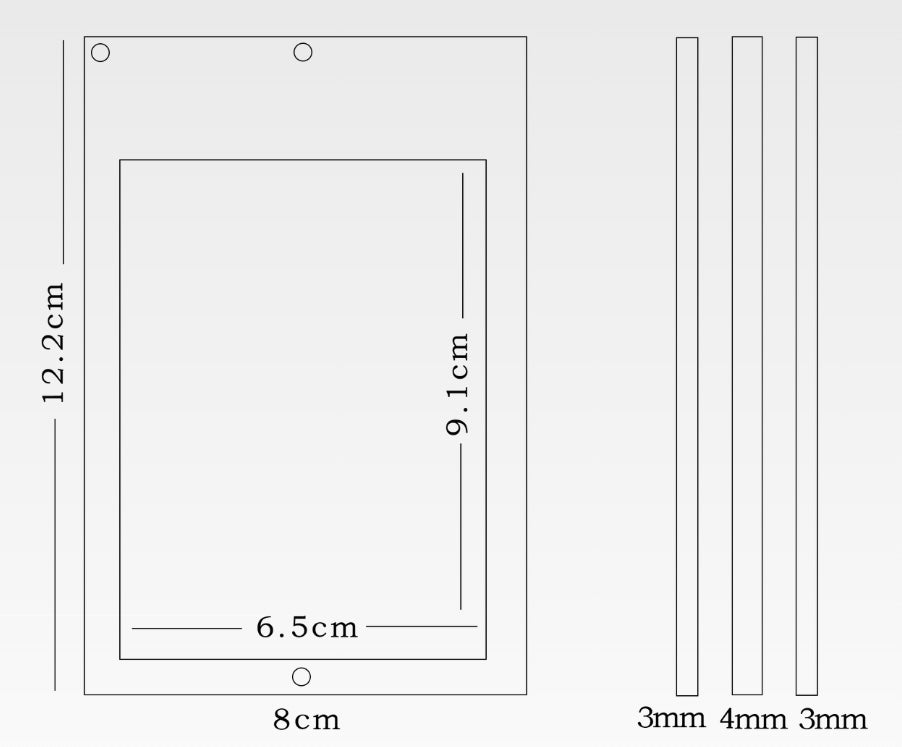 [TREND] Magazine - 3in Acrylic Photocard Polaroid Display Frame (Small)