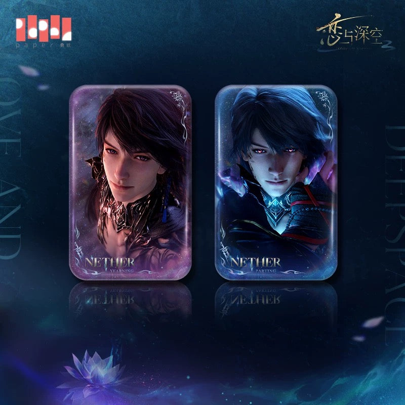 (Pre-order) Love and Deepspace - [Caleb: Netherlord] 夏以昼 - Rectangular Badge/Pin