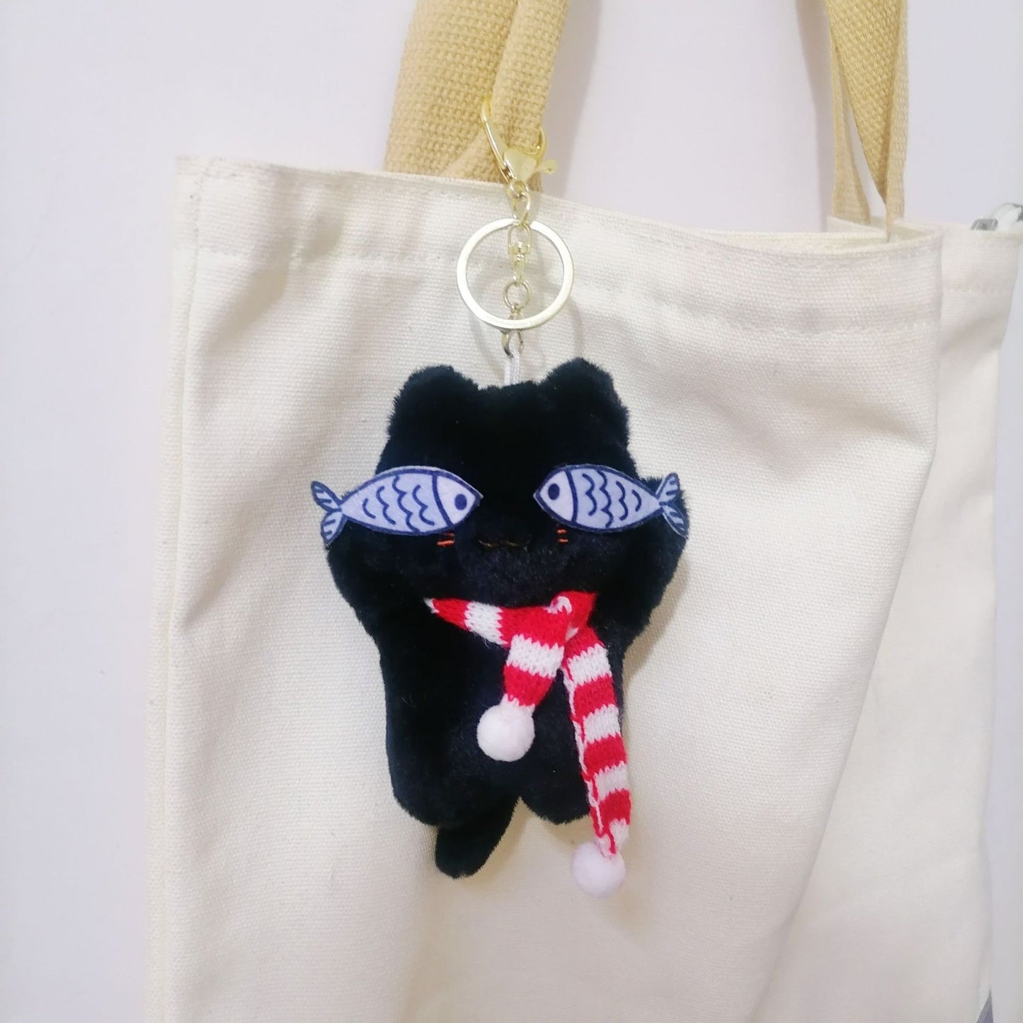 Peek-a-Boo Kitten Doll Keychains