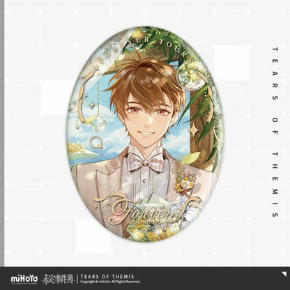 (Pre-order) Tears of Themis/未定事件簿 - [Forever Begins With You] 你是我心动的唯一真相 - Oval Badge/Pin