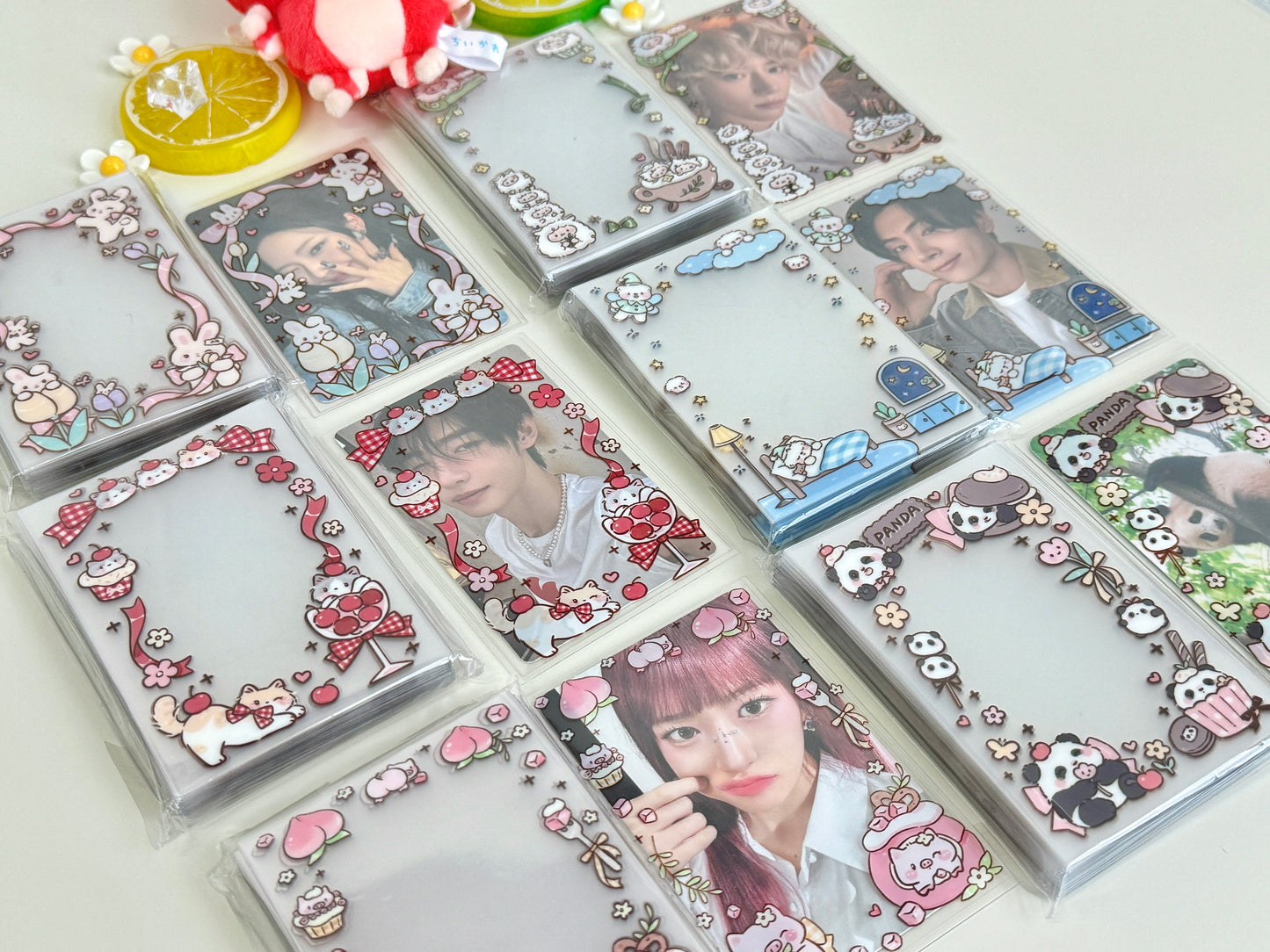 Decorative 61mm x 91mm Photo Card Sleeves (30PCS)