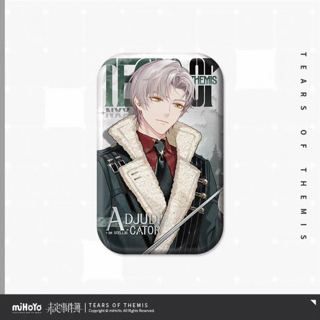 (Pre-order) Tears of Themis/未定事件簿 - [JUDGMENT ON THE WHITE EXPANSE] 冰原上的审判系列 - Rectangular Badge/Pin