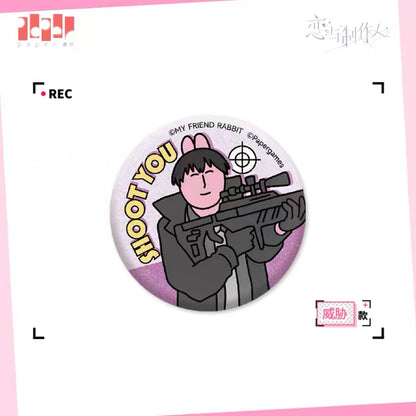 EVOLxLOVE/恋与制作人 x MY FRIEND RABBIT - Badgs (15 Types)
