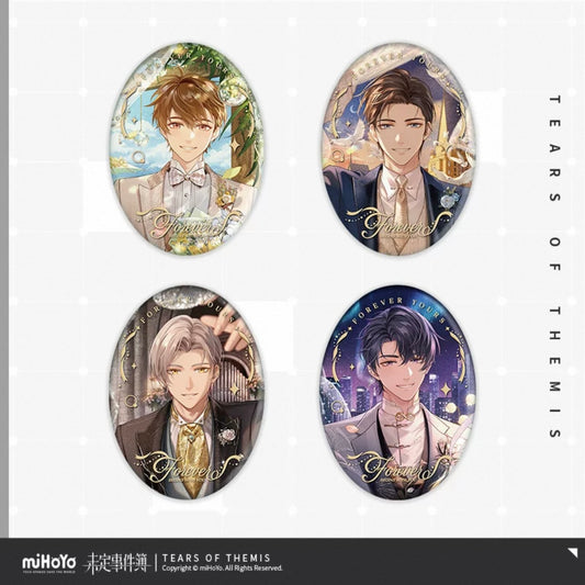 (Pre-order) Tears of Themis/未定事件簿 - [Forever Begins With You] 你是我心动的唯一真相 - Oval Badge/Pin