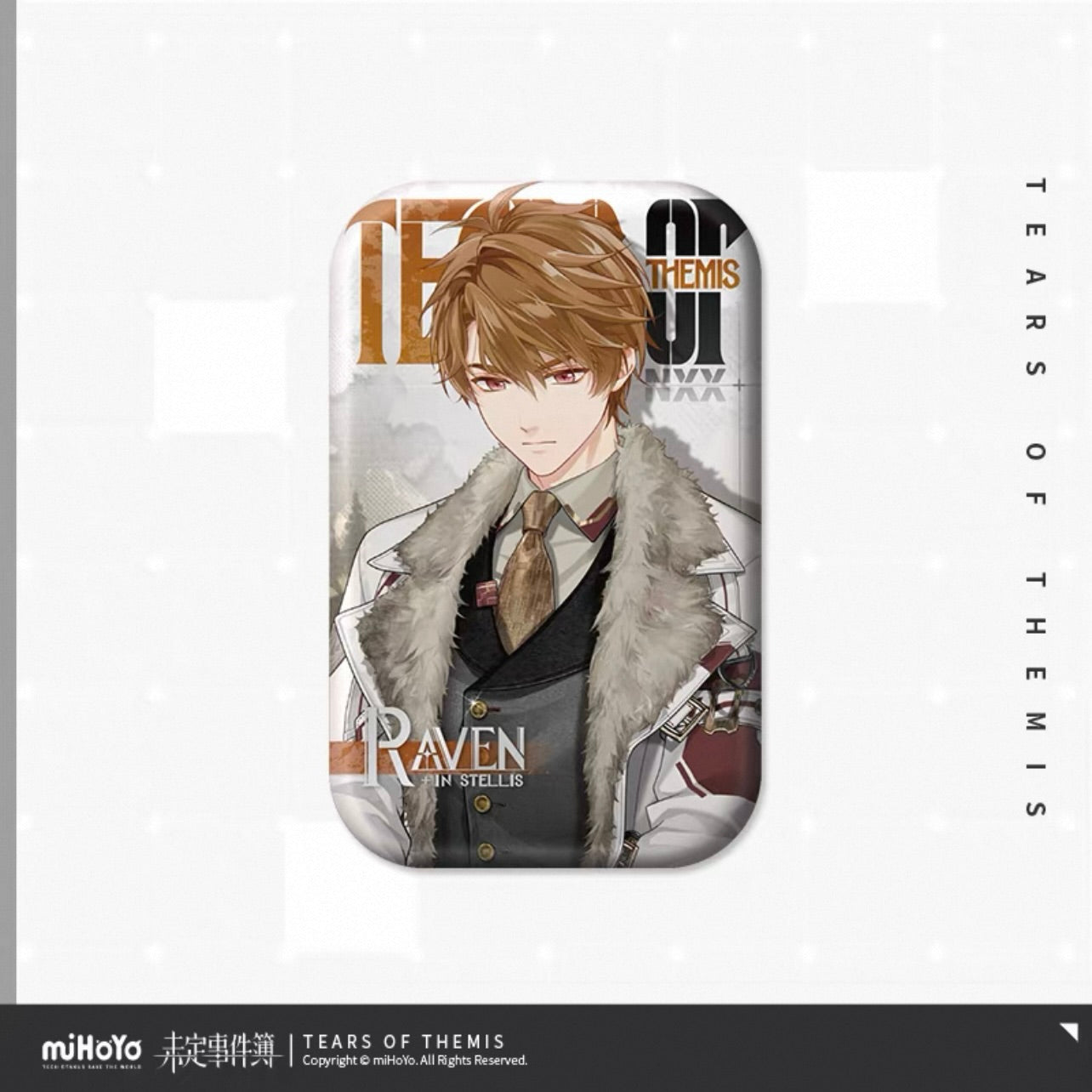 (Pre-order) Tears of Themis/未定事件簿 - [JUDGMENT ON THE WHITE EXPANSE] 冰原上的审判系列 - Rectangular Badge/Pin