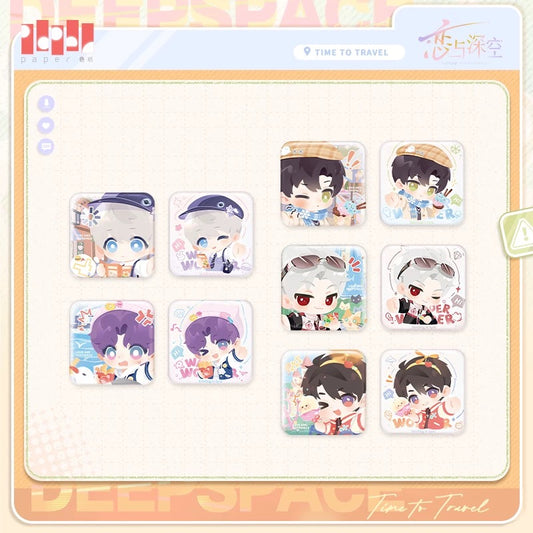 (Pre-order) Love and Deepspace - [Time to Travel] 漫野趣途系列 - Mini Badges/Pin