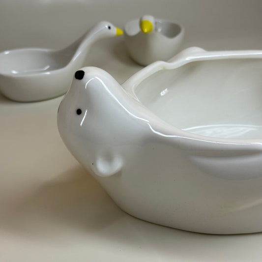 Polar Bear Fruit Bowl Salad Bowl