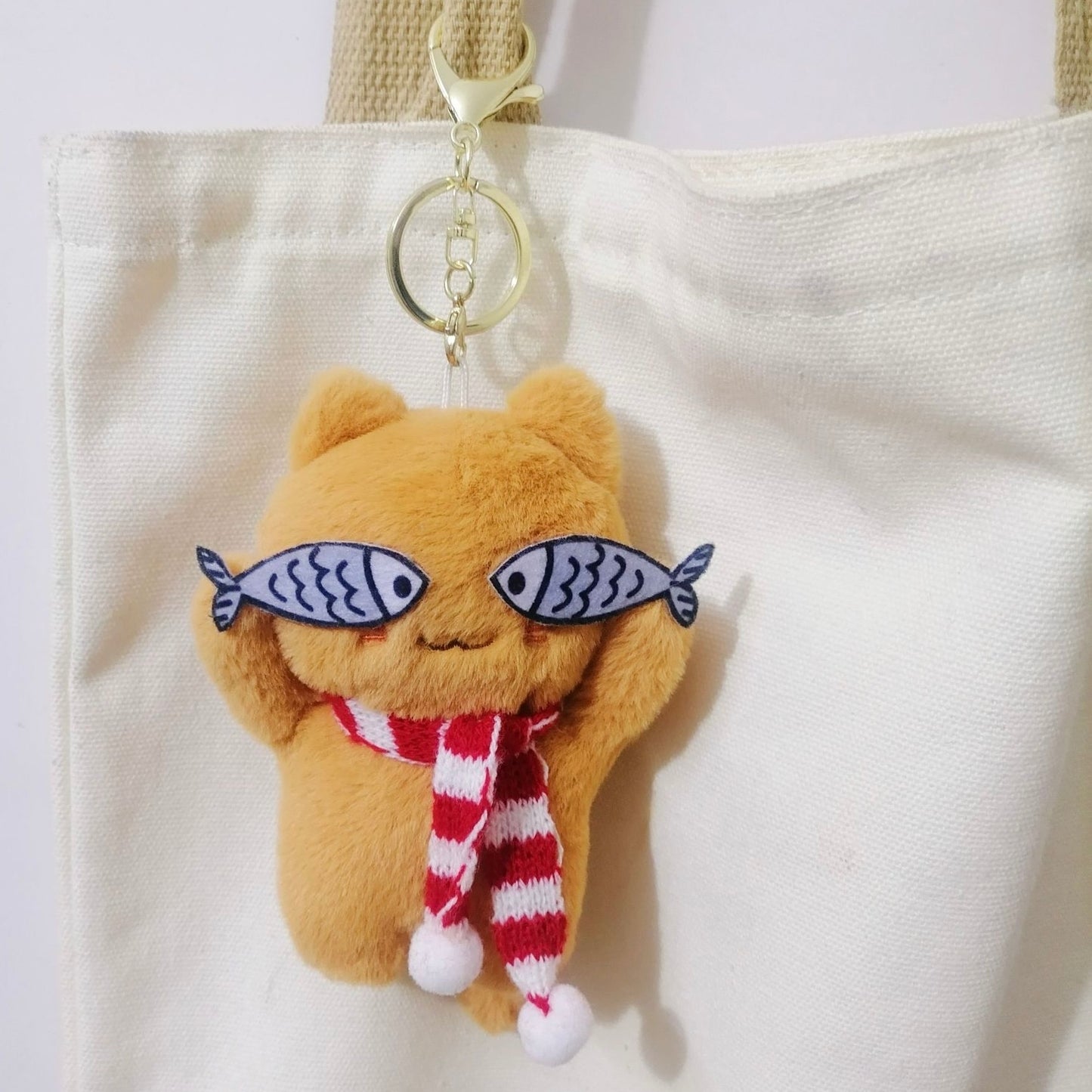 Peek-a-Boo Kitten Doll Keychains