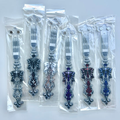 Fork Acrylic Magnetic Photo-taking Sticks