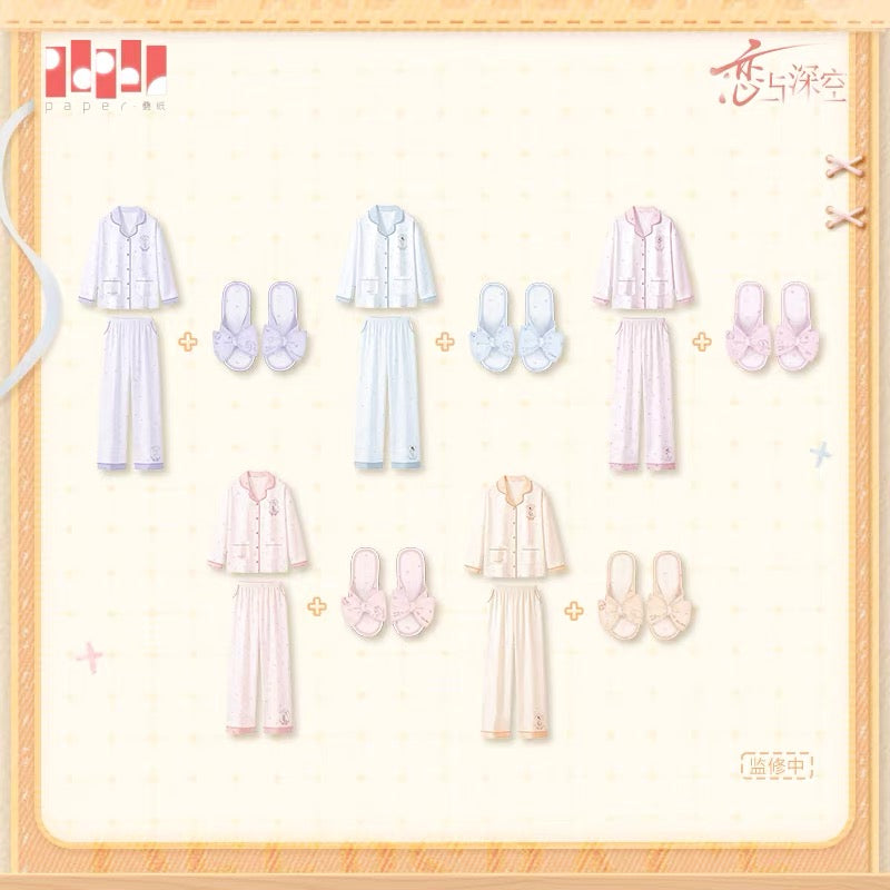 (Pre-order) Love and Deepspace - [Sweet Dream Wonder 甜梦如织系列] - Pajamas&Slippers Set