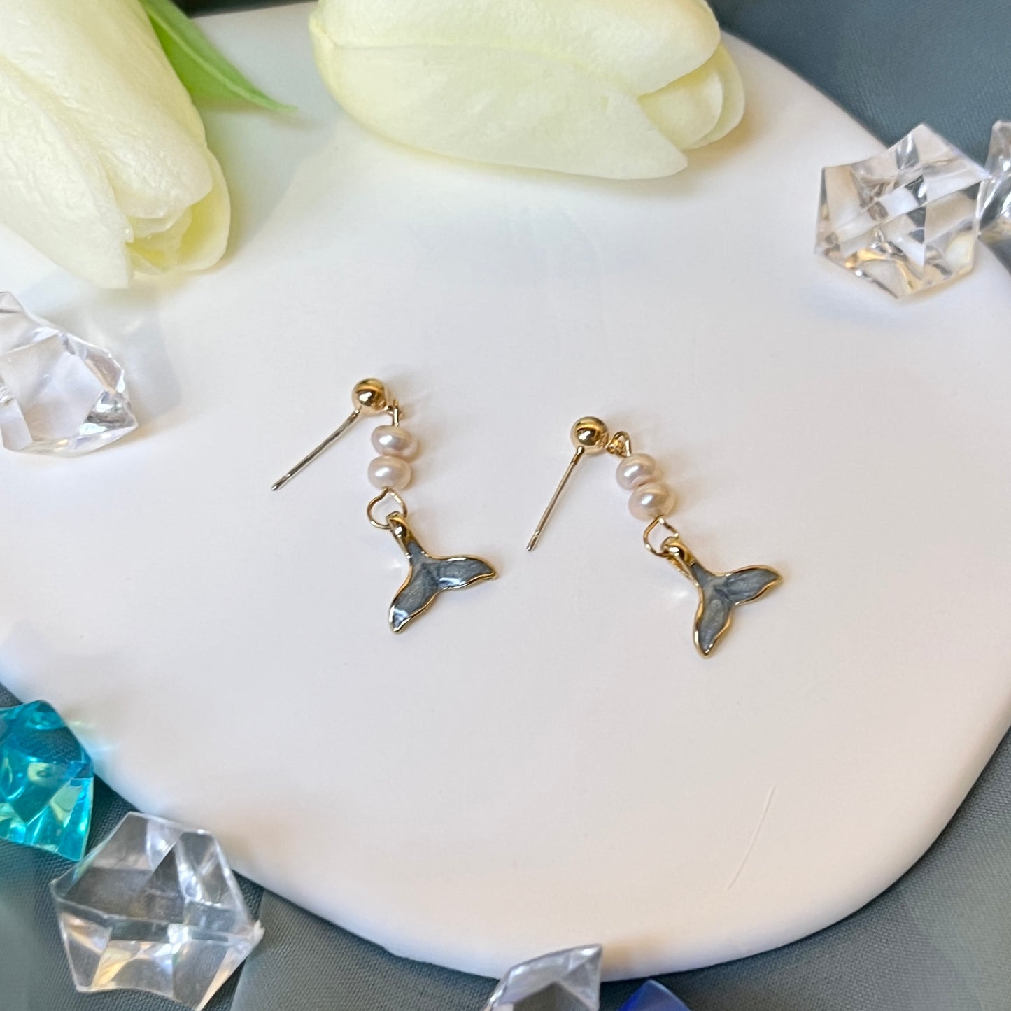 Mermaid Ear Clips Earrings (1 Pair)