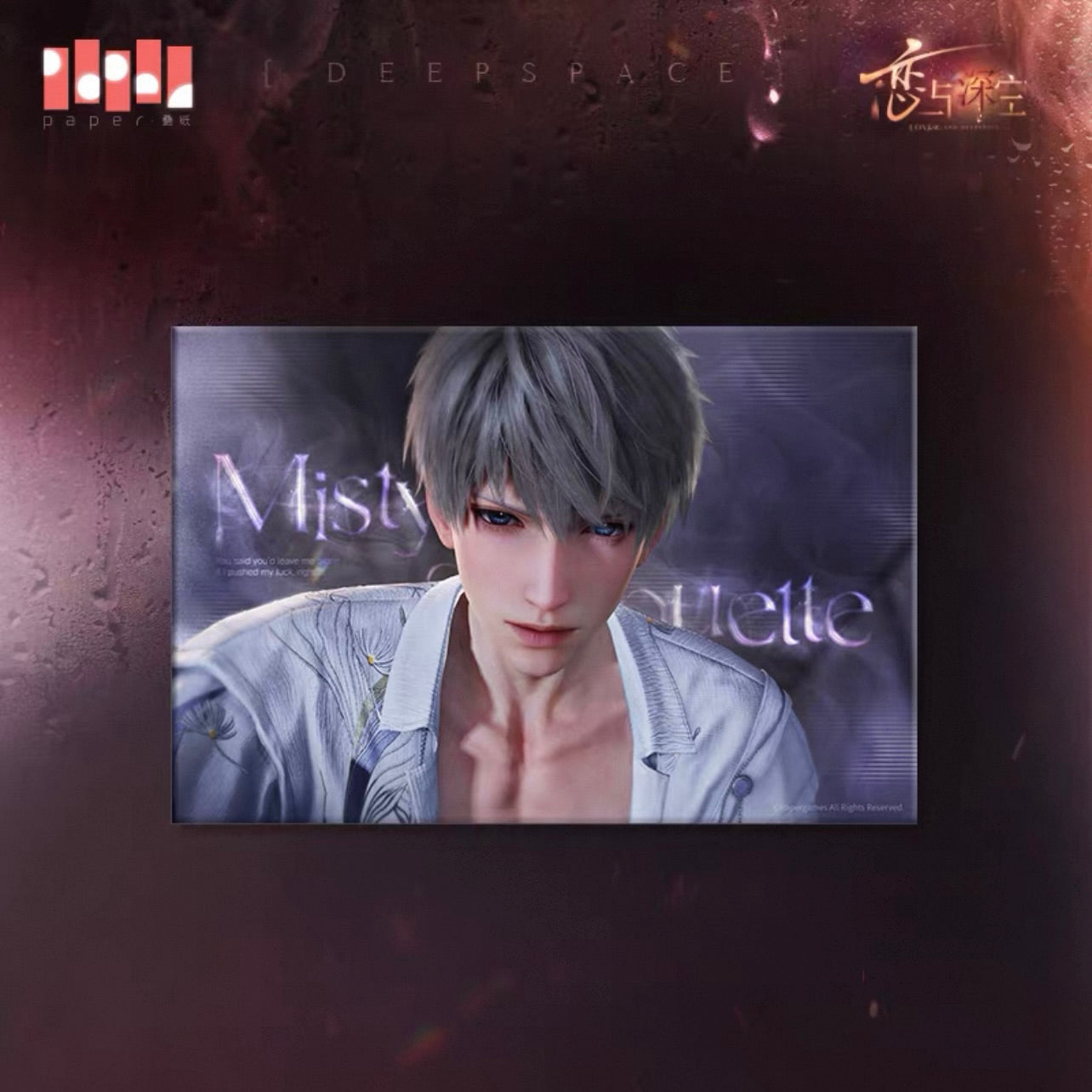 (Pre-order) Love and Deepspace - [Nightly Rendezvous] 奔涌至昨夜尽头系列 - Shikishi Board