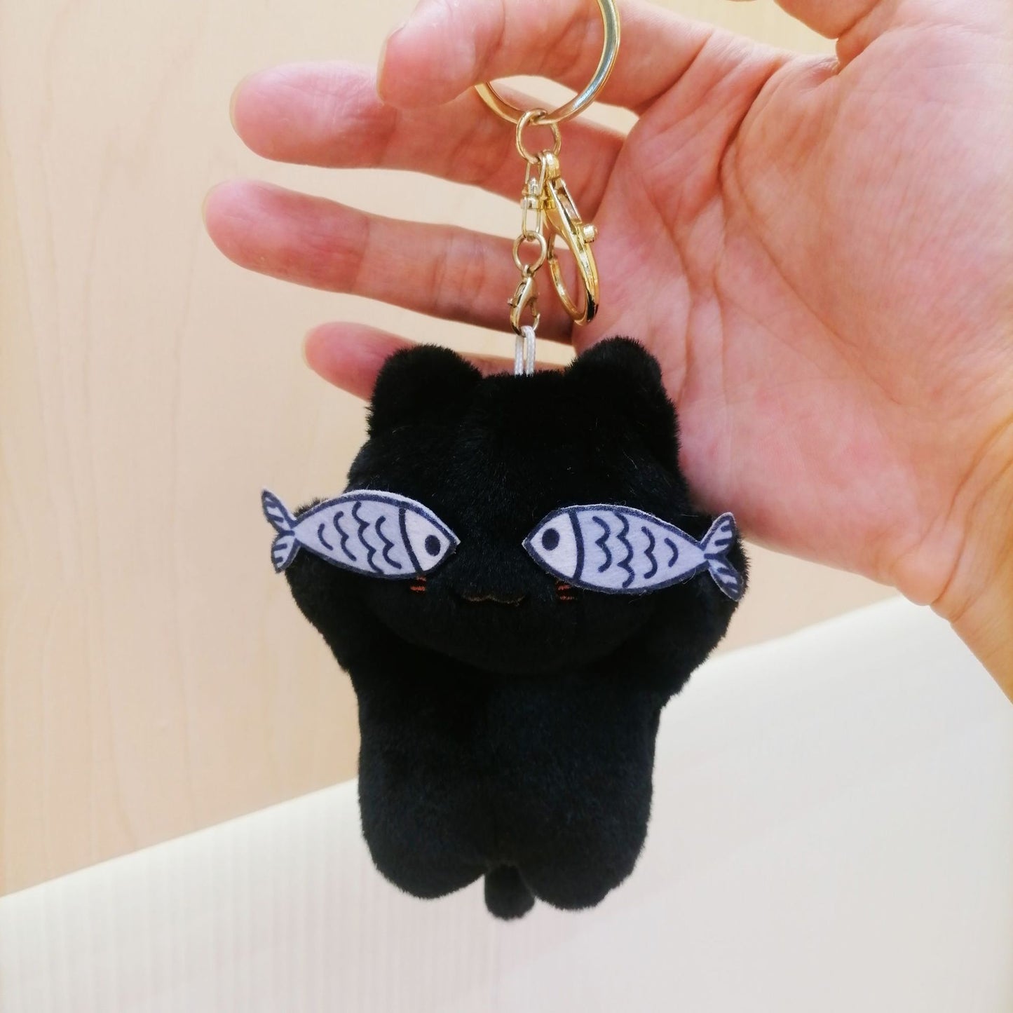 Peek-a-Boo Kitten Doll Keychains