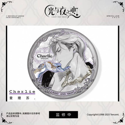 Light And Night/光与夜之恋 - [Lunatics. Outlaws. Valentines. Enchanters.] Series Badge/Pin