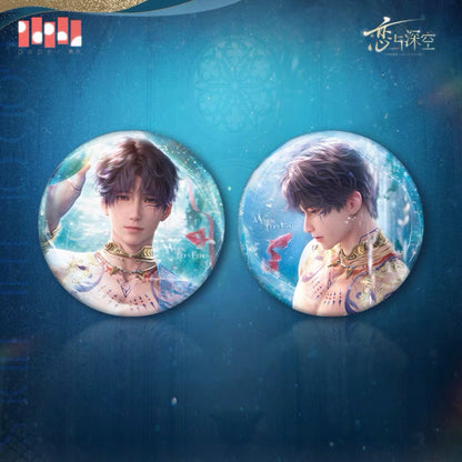 Love and Deepspace - Rafayel 祁煜 [God Of Tides] Series [When Tides Echo] Badges(65mm) (All 2 Types)