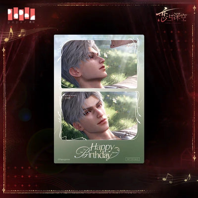 Love and Deepspace/恋与深空 - Sylus 秦彻 2025 Birthday Merch Complimentary Gift - Postcard