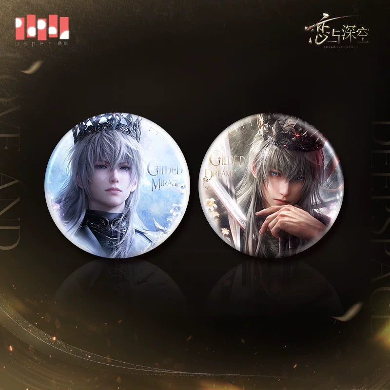 (Pre-order) Love and Deepspace - [Xavier: King of Darknight] 沈星回 - Badge/Pin