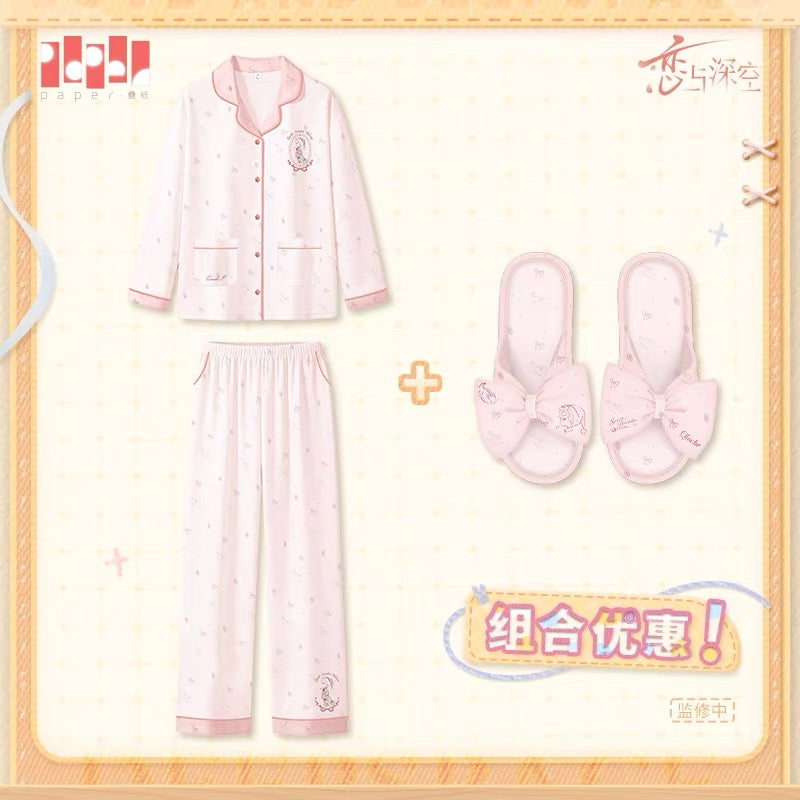 (Pre-order) Love and Deepspace - [Sweet Dream Wonder 甜梦如织系列] - Pajamas&Slippers Set